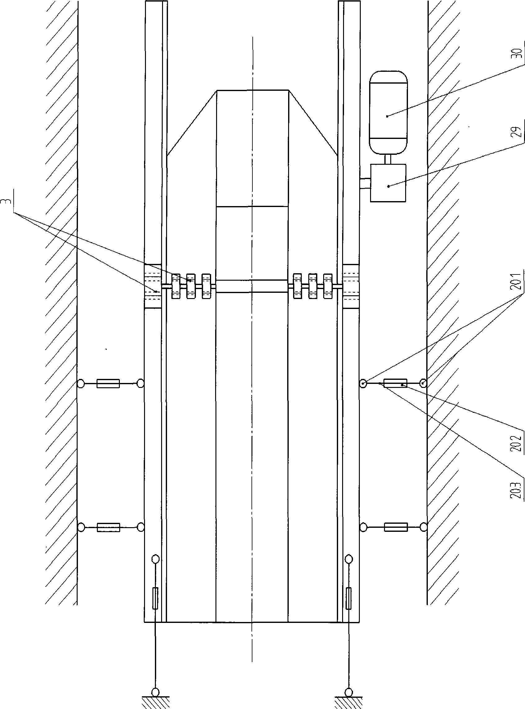 Fixed-weight loading equipment