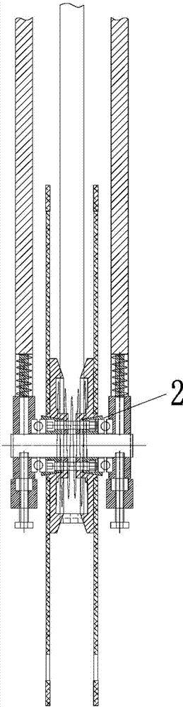 Saw arm mechanism for belt transmission dual-blade cutting sawing machine