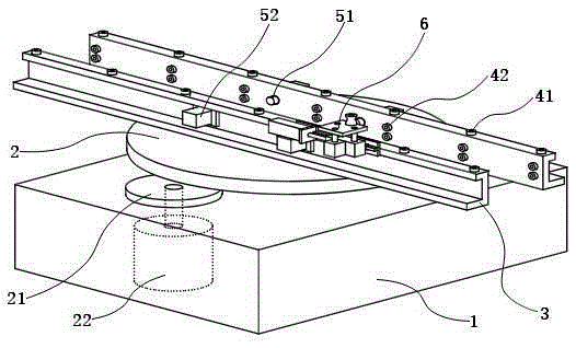 Evaporating pipe winding rotary table with pipe locking mechanism