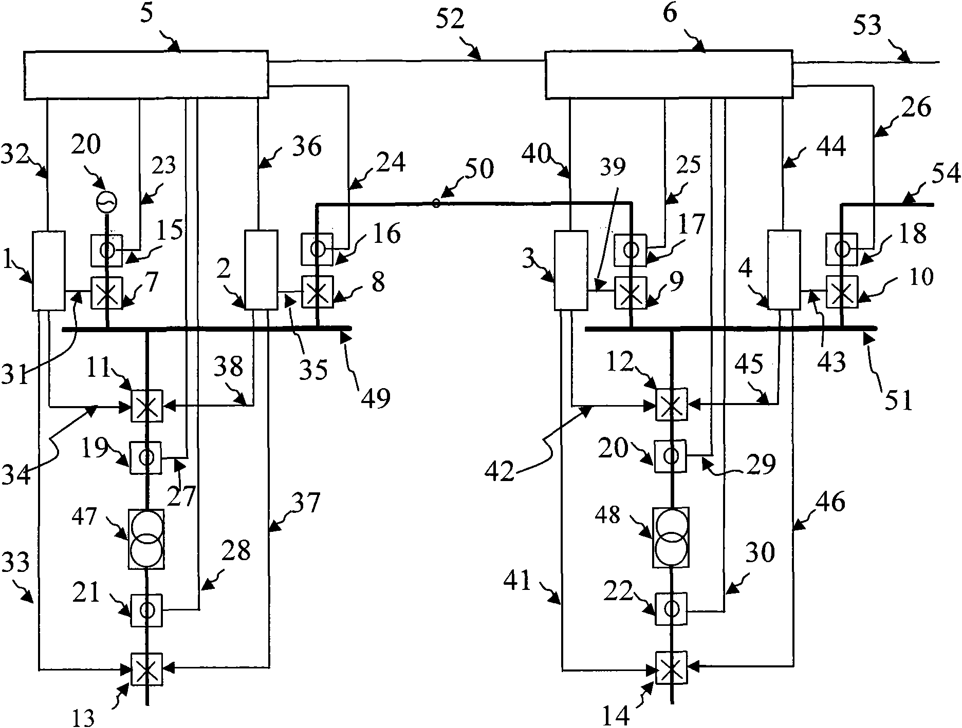 Intelligent protective loop framework system and intelligent protecting method of power supply looped network