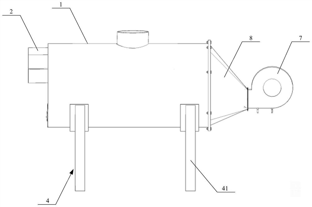 Heating air furnace