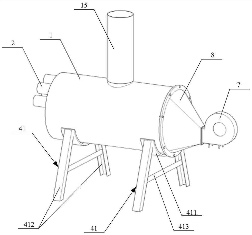 Heating air furnace