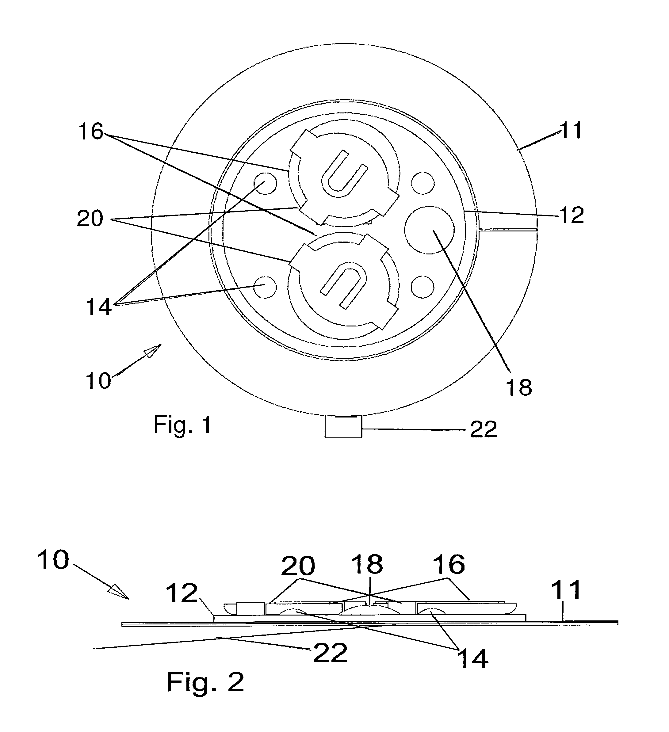 Container illumination device