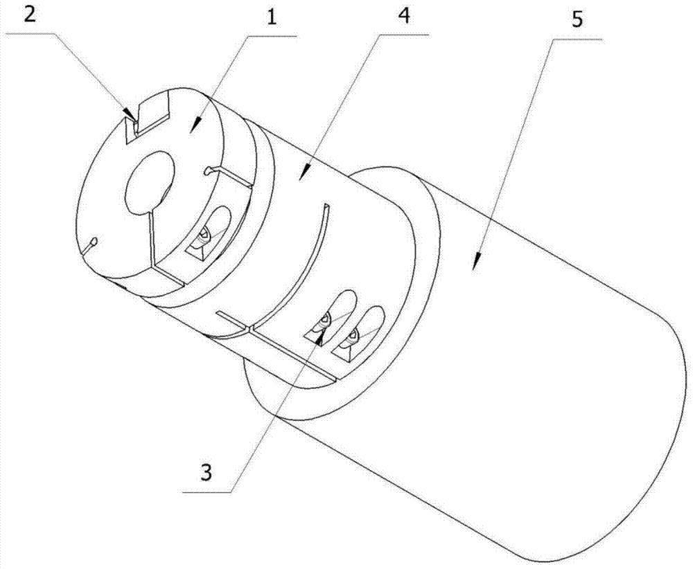 A synchronous rotation drive device for shaft parts