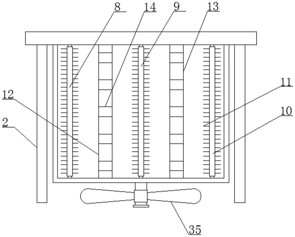 Postoperative disinfecting and cleaning system for anesthesiology department