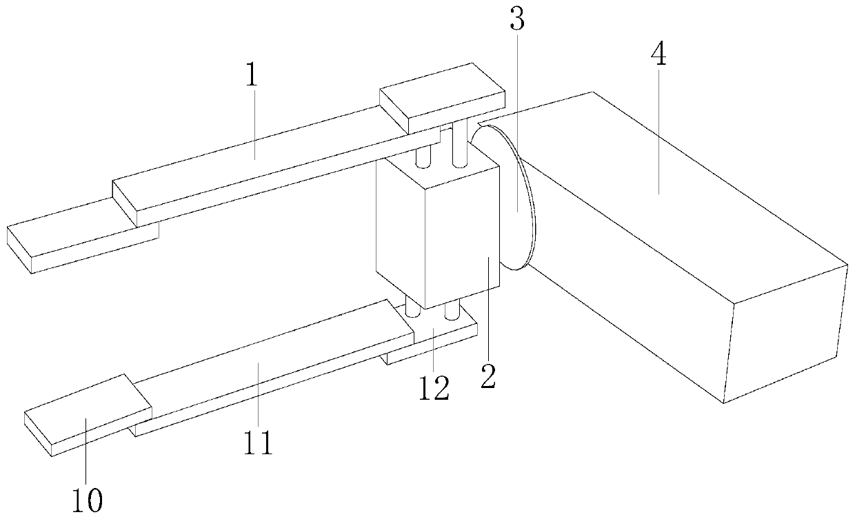 Automatic watermelon picking device capable of conducting judgment, classification and arrangement during transferring