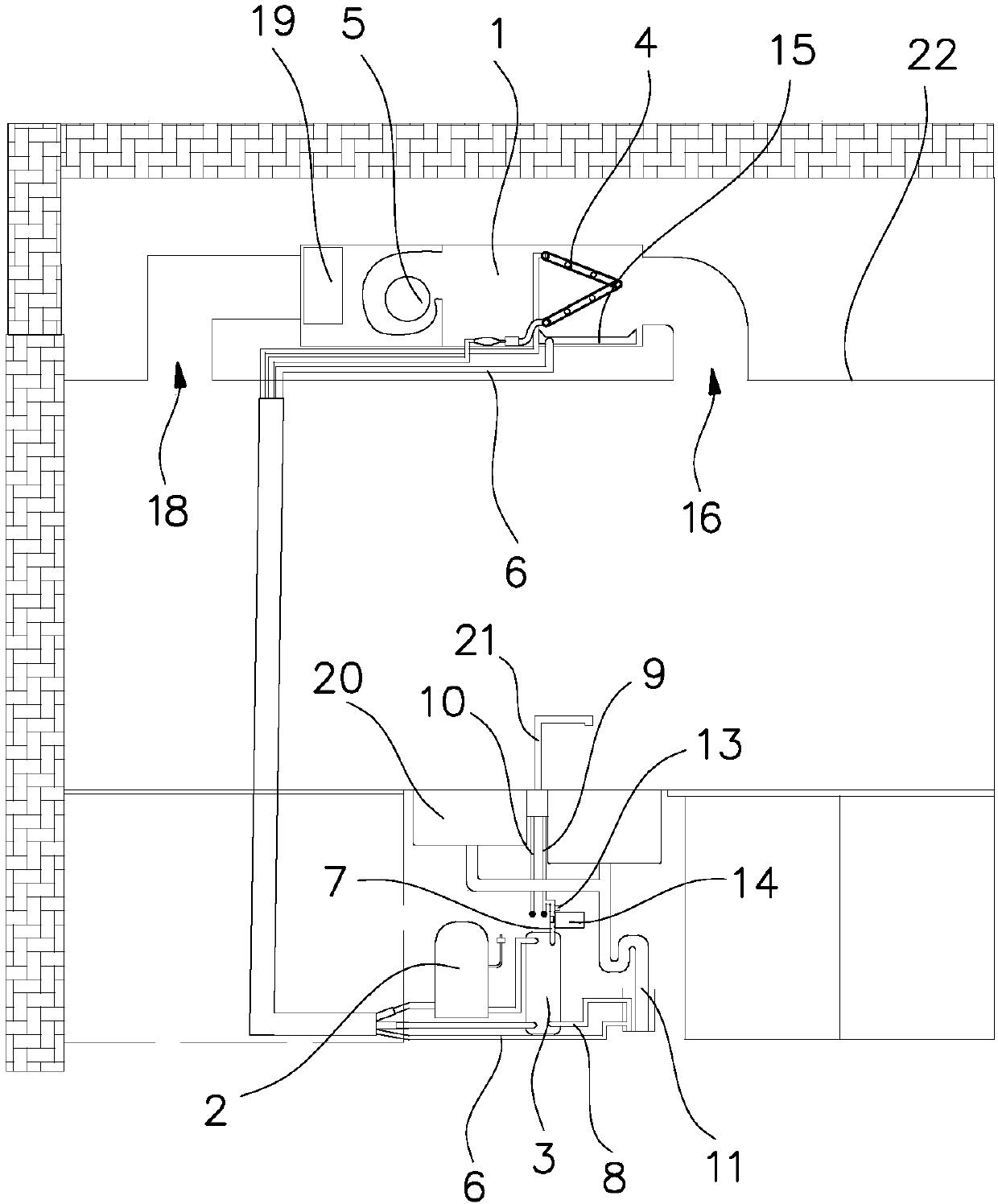 Kitchen air conditioning system