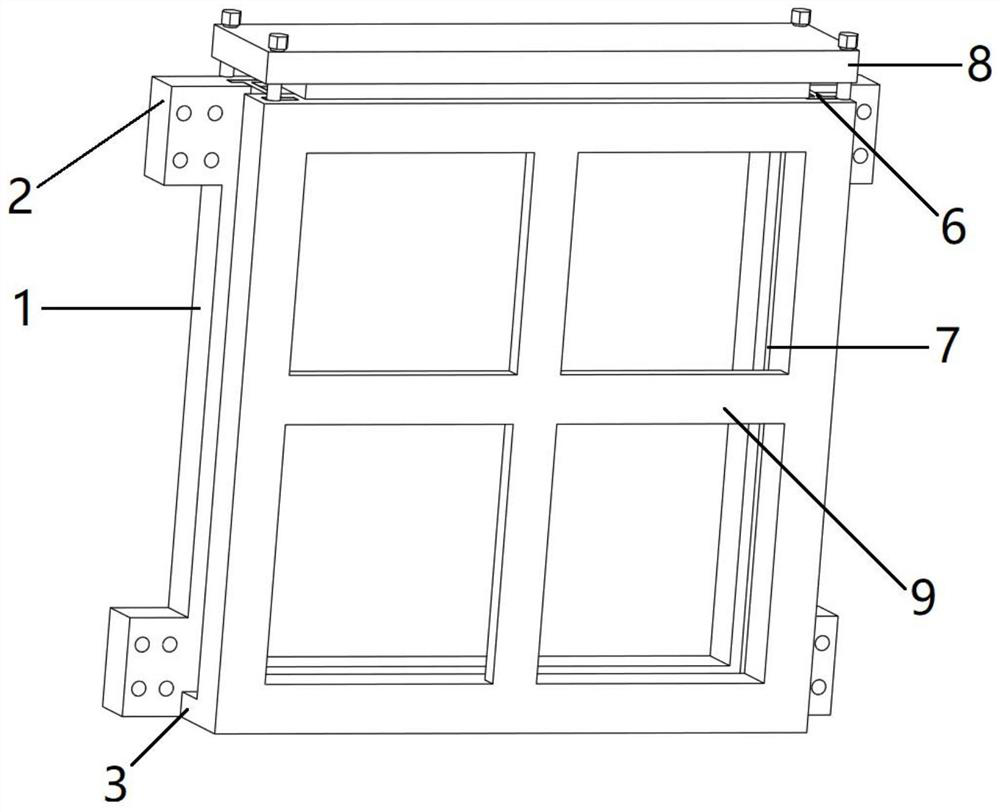 A prefabricated curtain wall