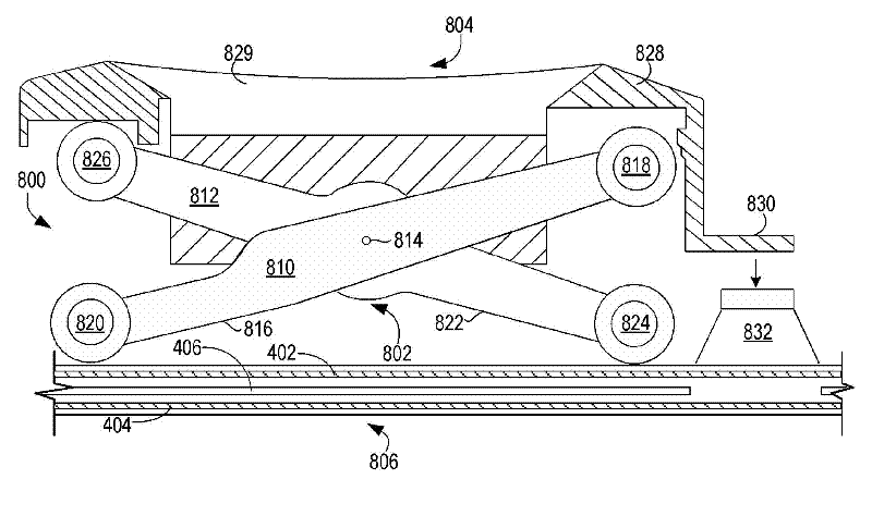 Interactive keyboard provided with visual display