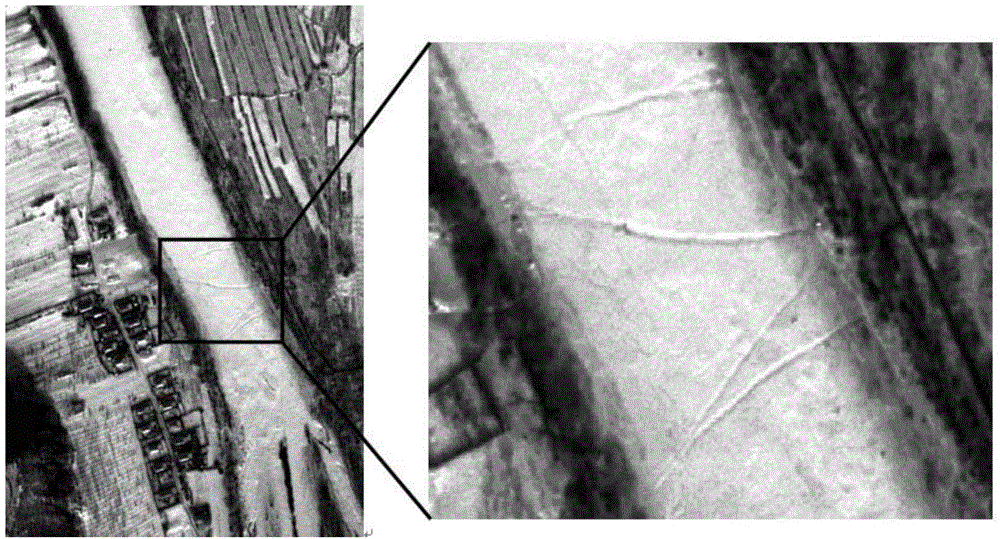 Remote sensing recognition method for snow disturbance traces based on Gaussian differential model