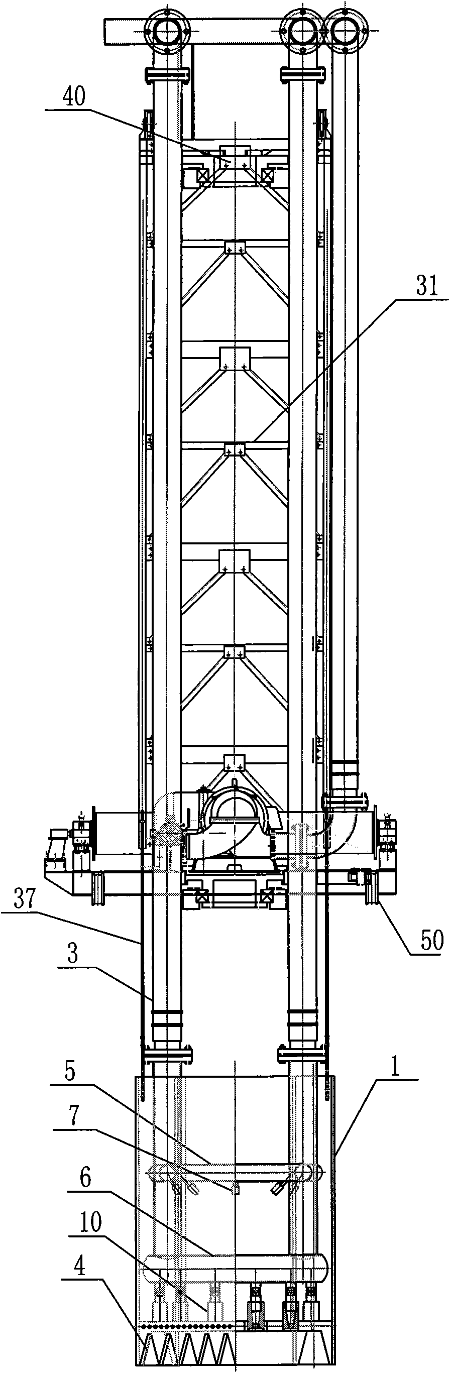 Pile extraction construction method