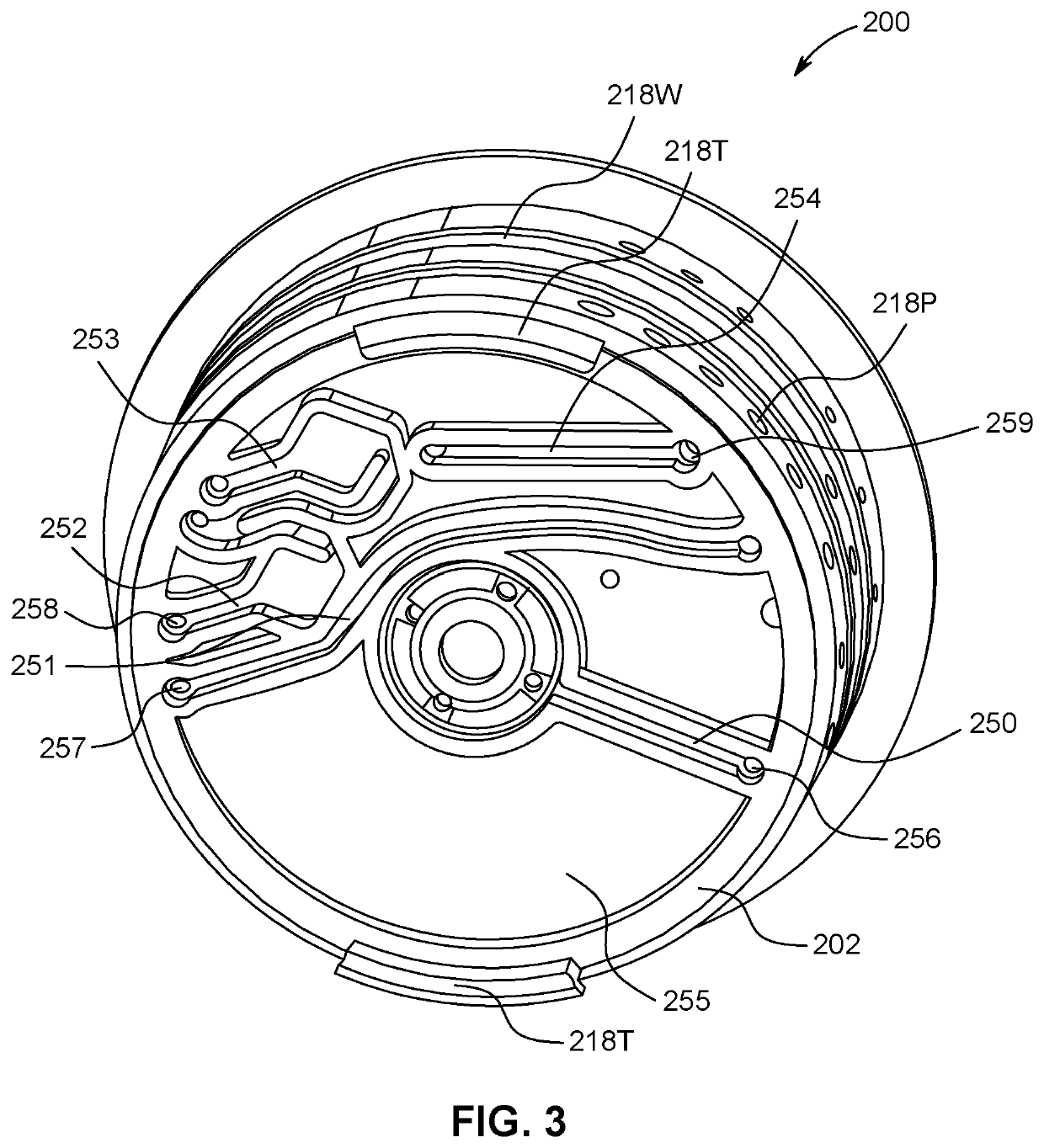 Method of molding and manufacturing for fluidic device reagent testing cartridge and pods