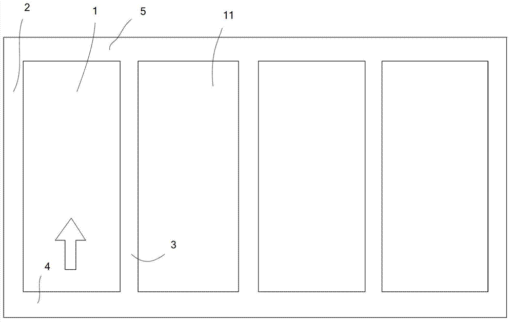 Non-pillar mining method for hard roof coal wall of thick coal seam