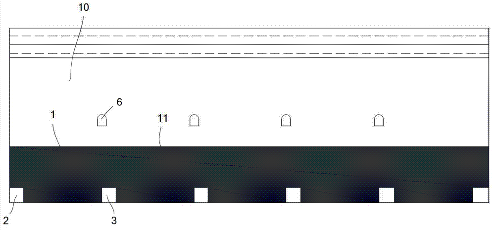 Non-pillar mining method for hard roof coal wall of thick coal seam