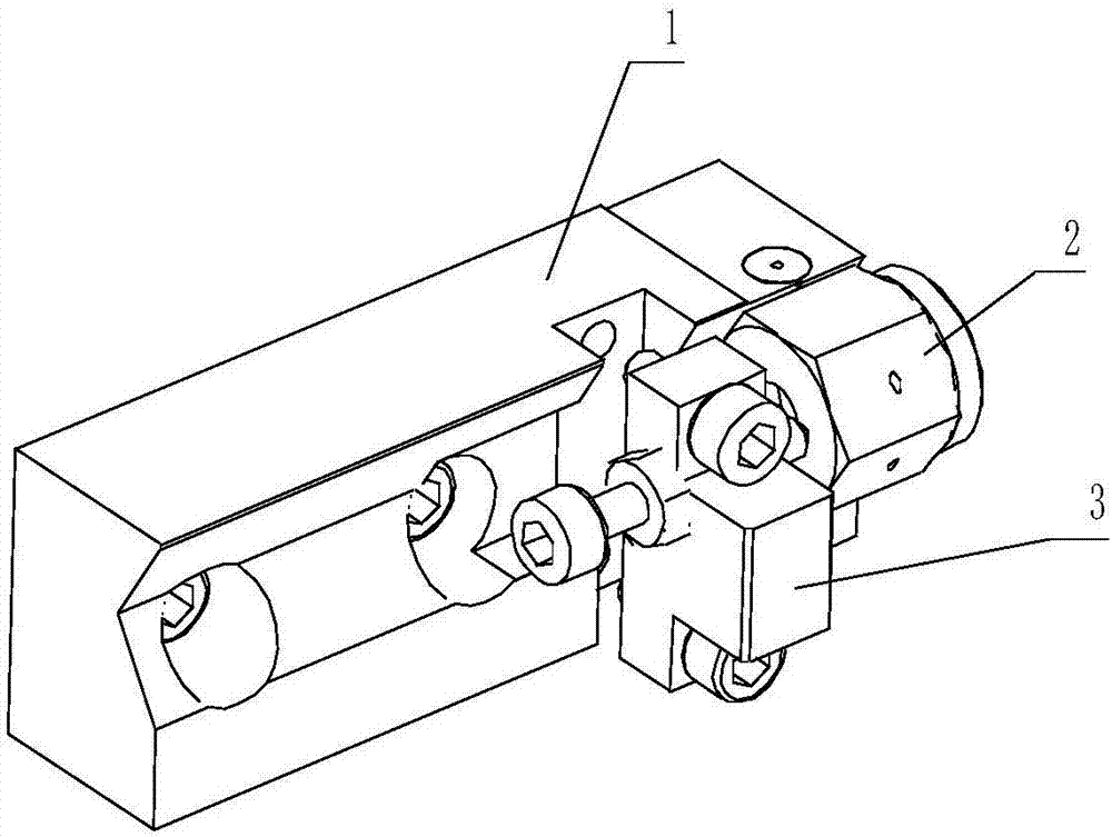 Jaw vice based simple drilling mould for hexagonal nut fuse wire hole and processing method for jaw vice based simple drilling mould