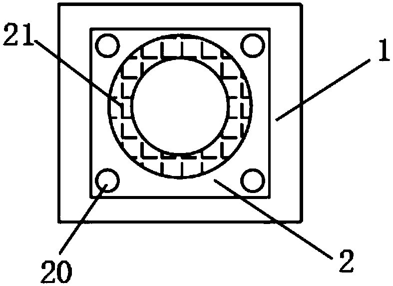 Detachable high-precision cutting device for metal plates