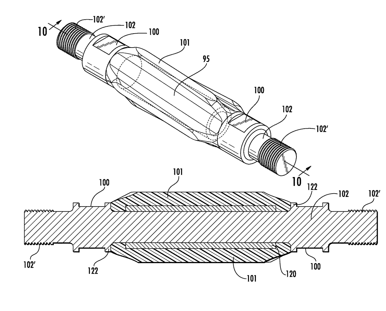 Sucker rod apparatus and methods for manufacture and use