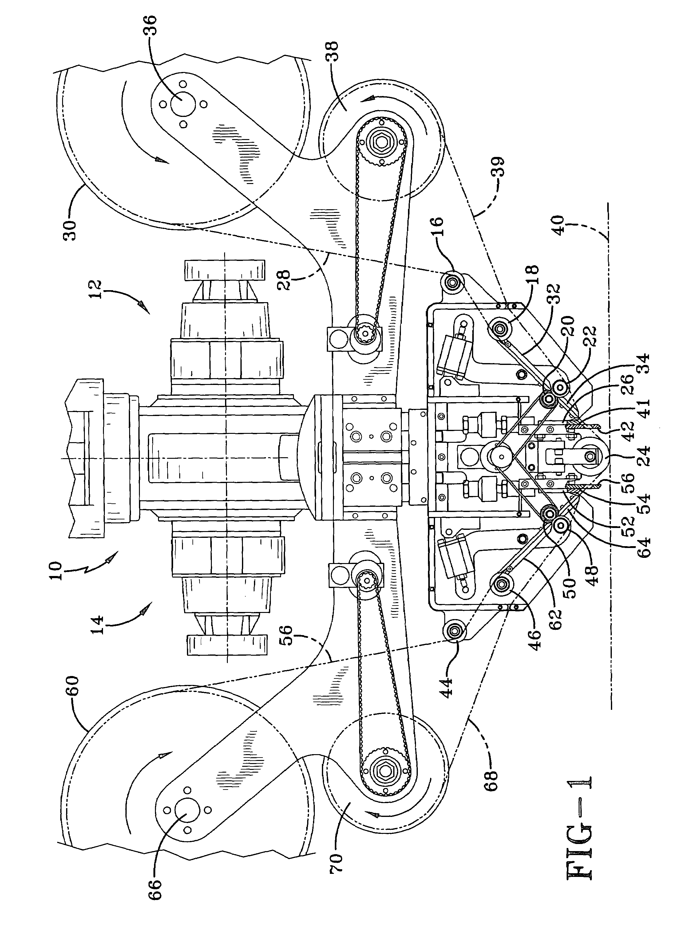 Multiple tape laying apparatus and method