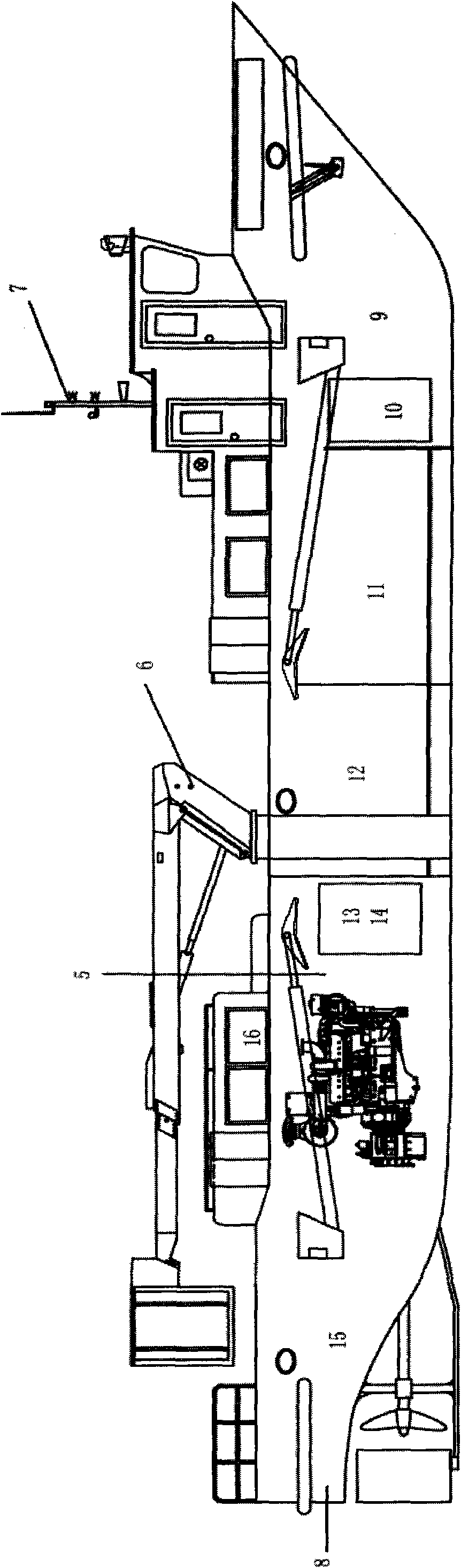 Highway bridge detection ship