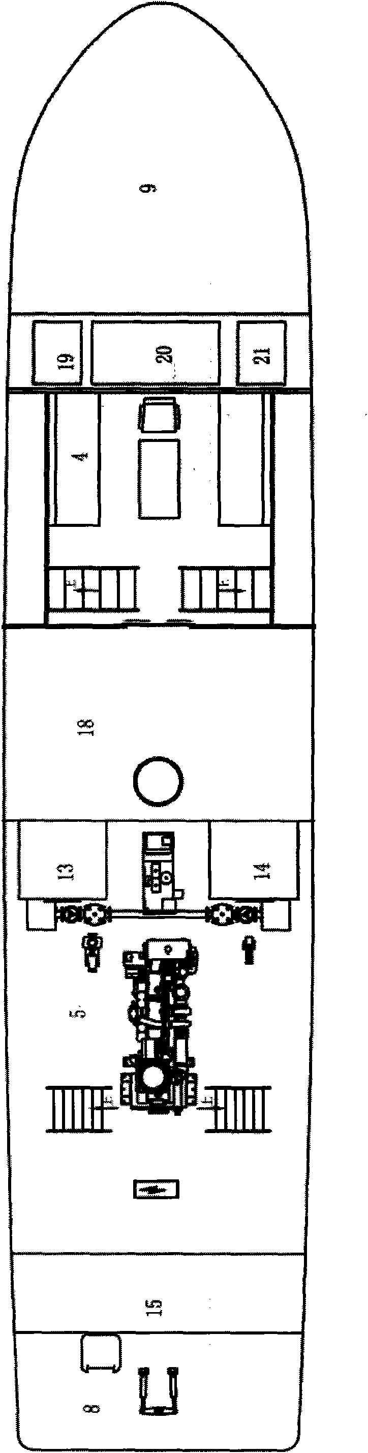 Highway bridge detection ship