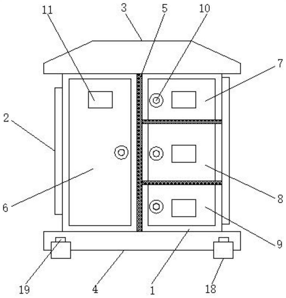 An easy-to-use optical fiber exchange box for communication engineering