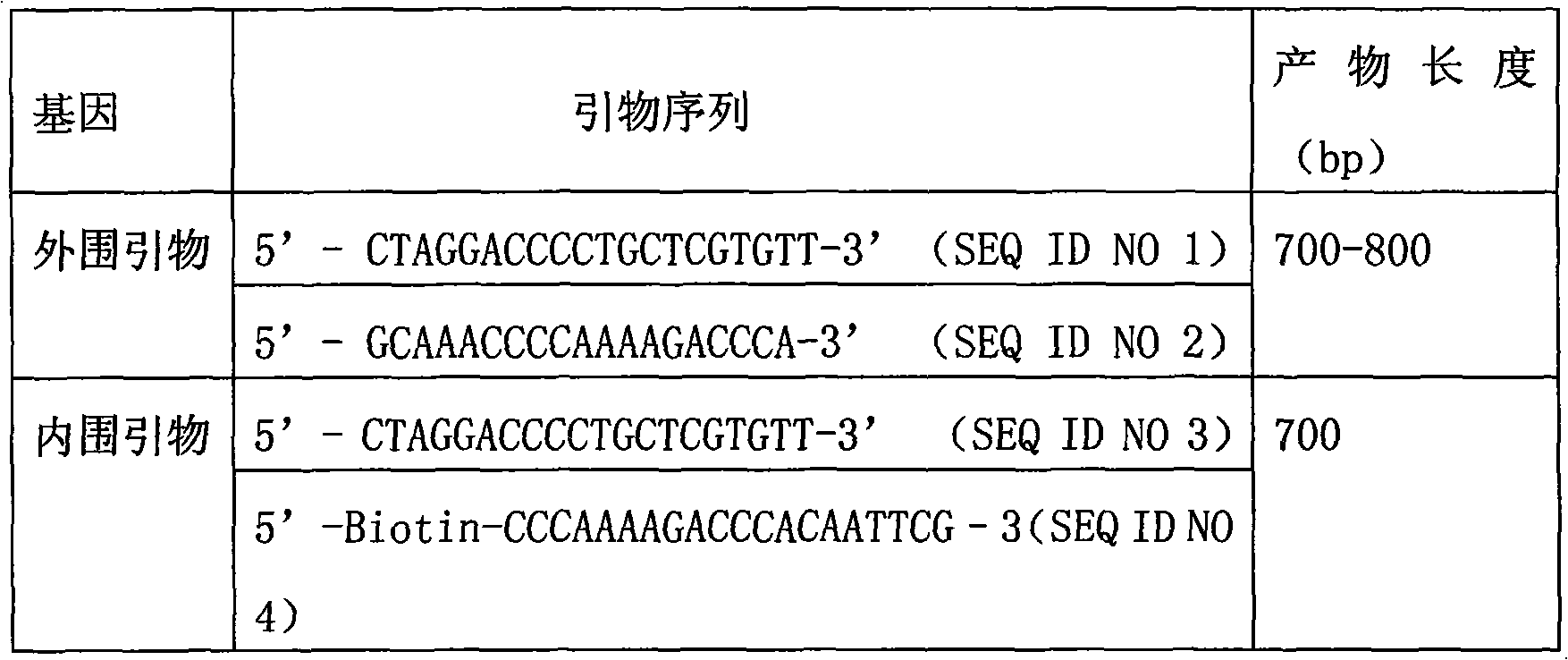 Detection probe for hepatitis B virus adefovir dipivoxil medicament-resistant variant strains and application method thereof