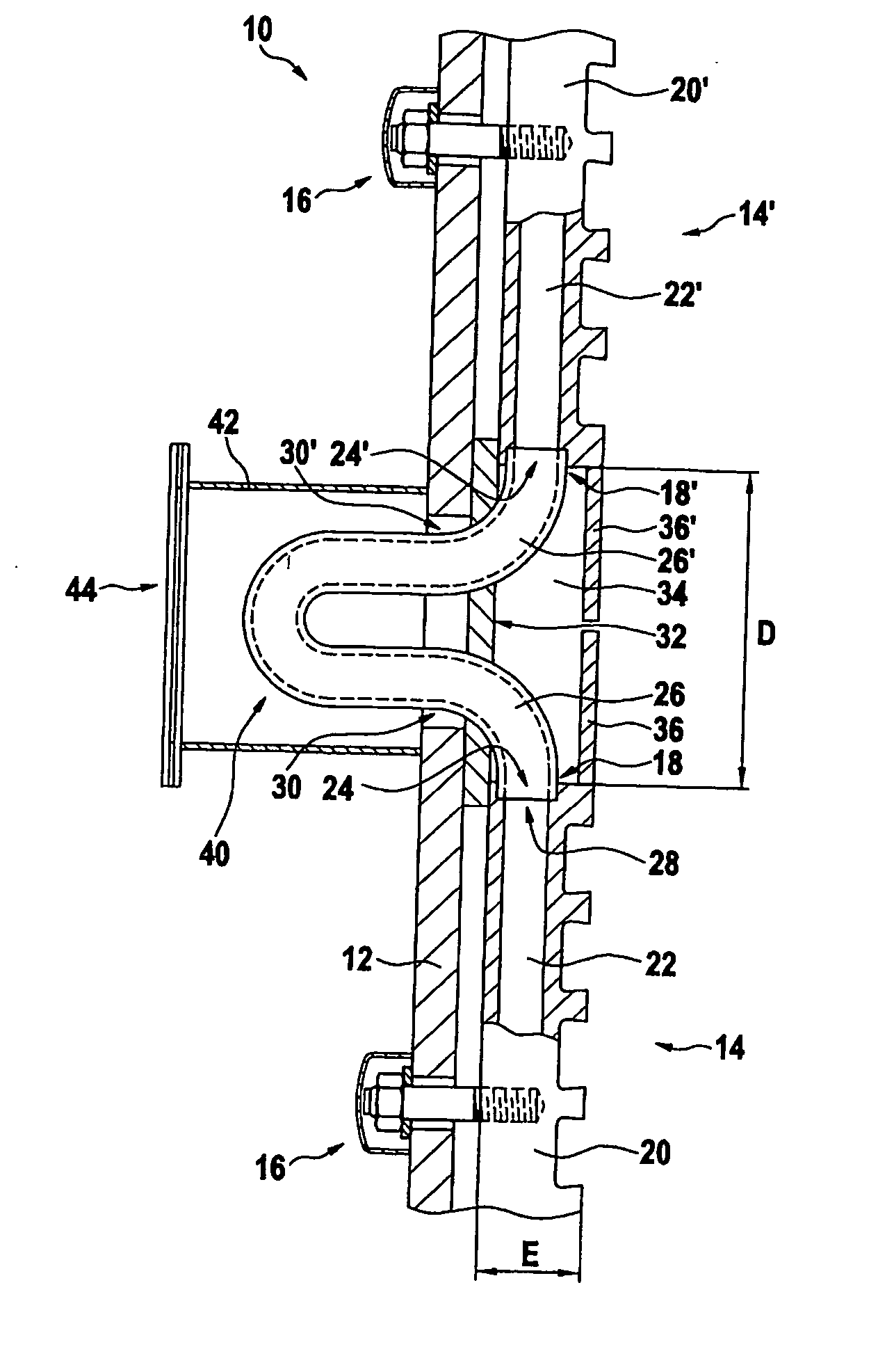 Cooled furnace wall