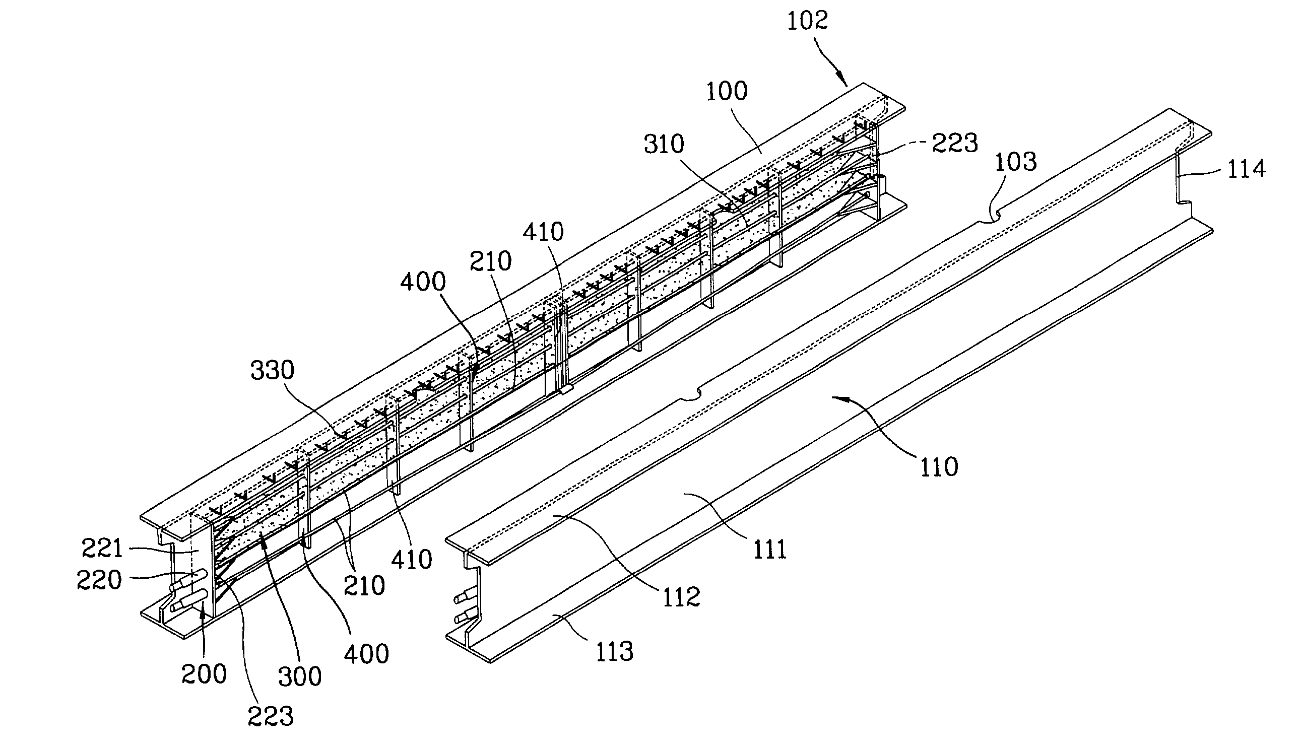 PSSC complex girder