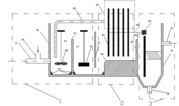 Magnetic flocculation reactor