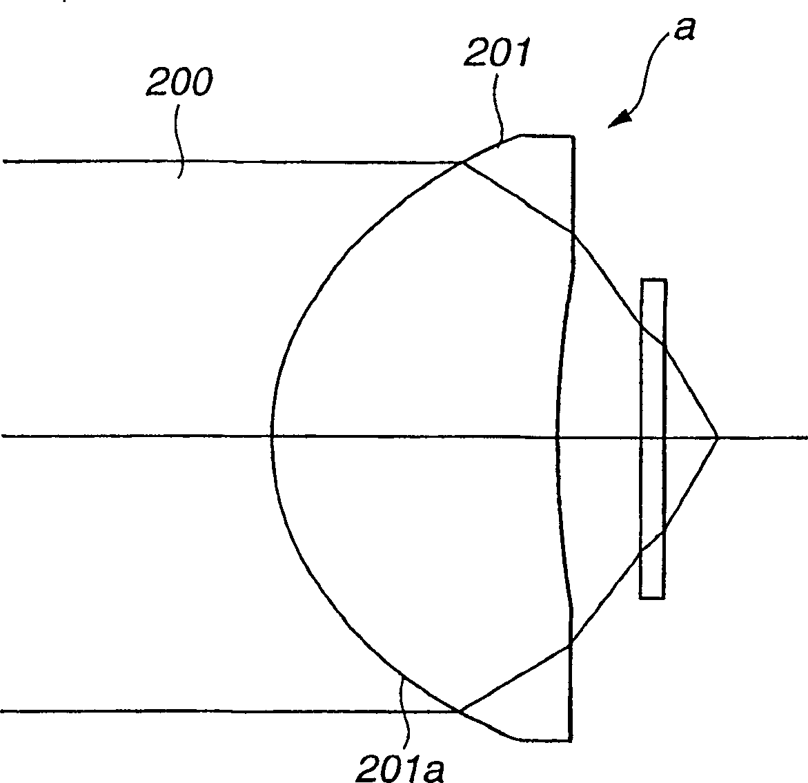 Optical pickup-use object lens, optical pickup and optical disk unit