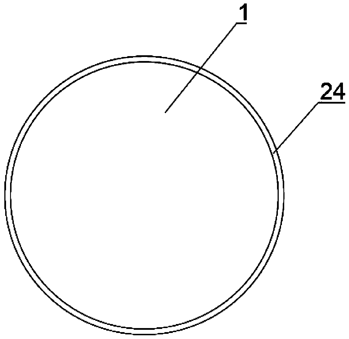 Limit shock absorber structure