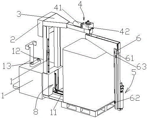 Mobile film winding machine