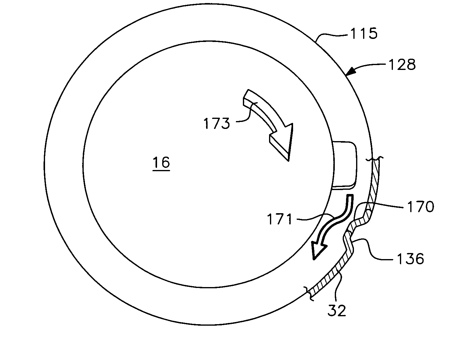 Centrifugal pellet dryer screen with integral embossed deflector strips