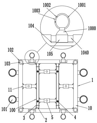 Aircraft test rain simulation device and simulation method