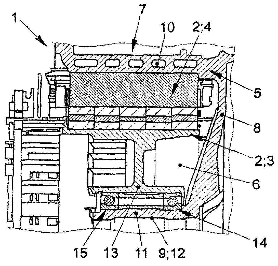 Hybrid drive assembly for motor vehicle