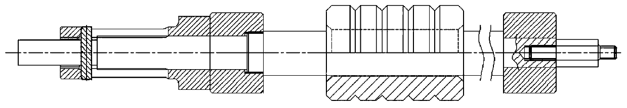 Assembling device for installing torsion rod spring