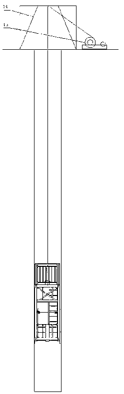 Gate slot construction method and device for gate