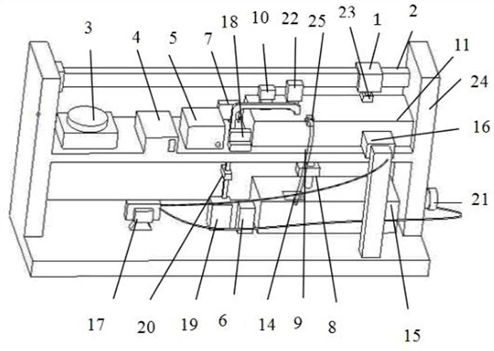 3D printing magnesium alloy material degradation test device and application