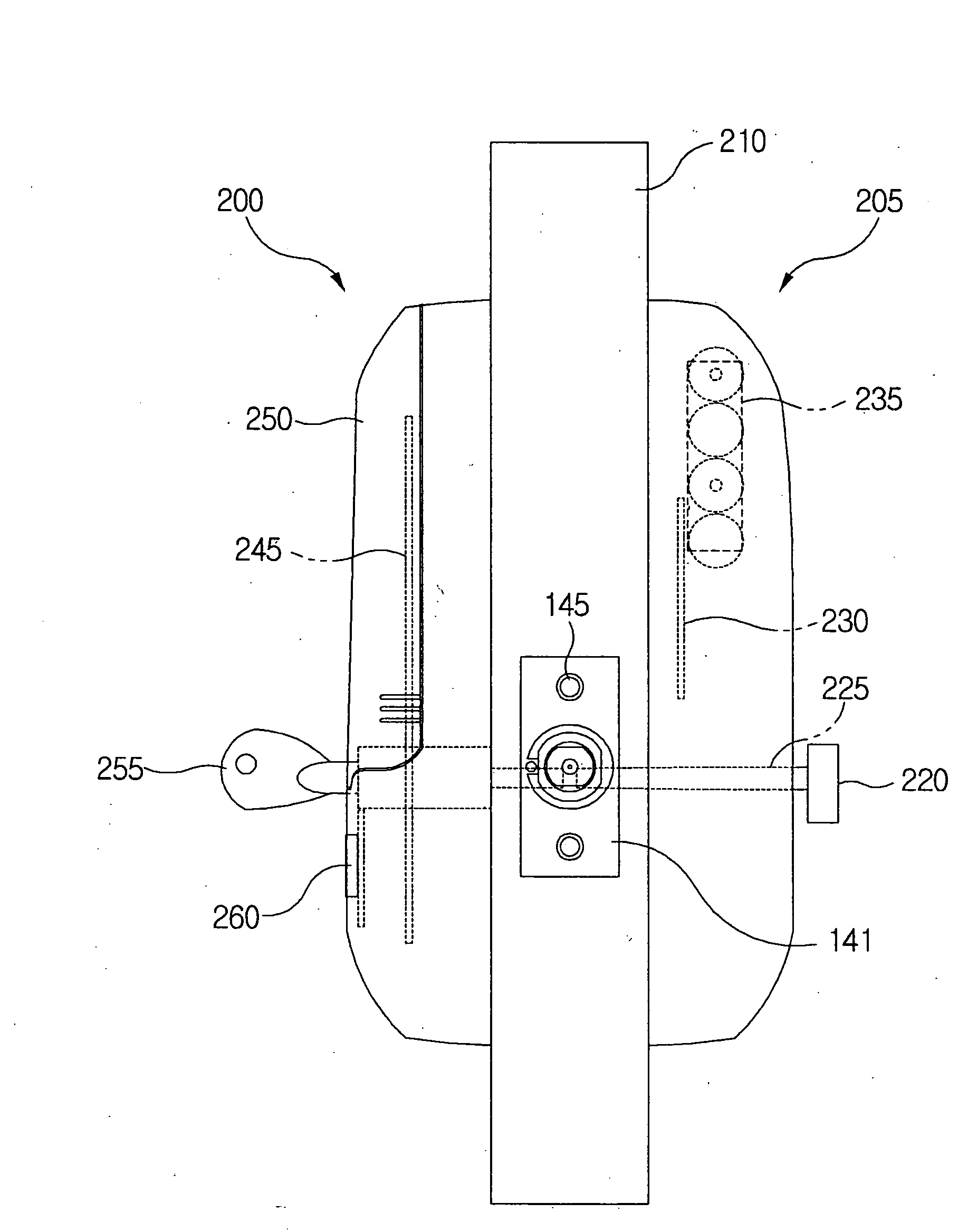 Tubular-type digital door lock with integrated driving unit-deadbolt structure