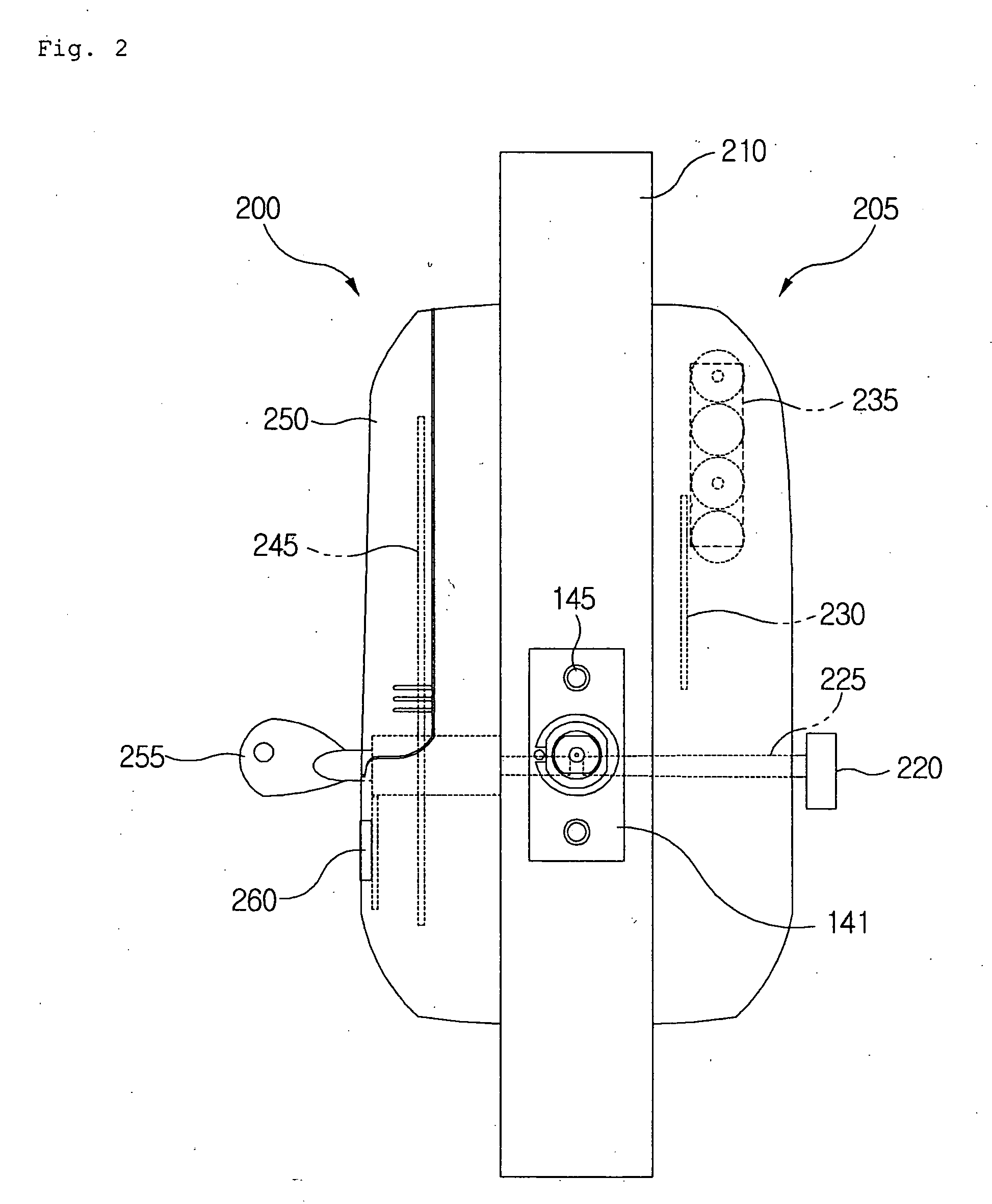 Tubular-type digital door lock with integrated driving unit-deadbolt structure