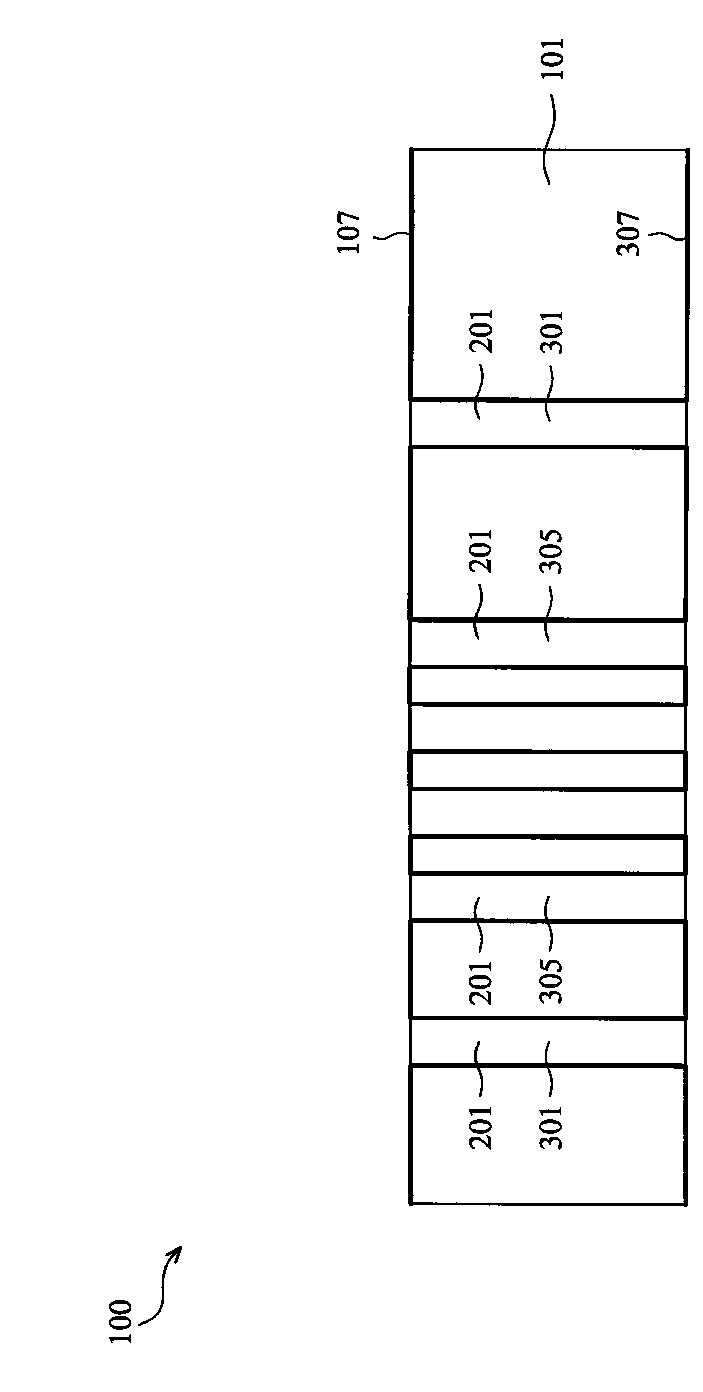 Package structure for LED