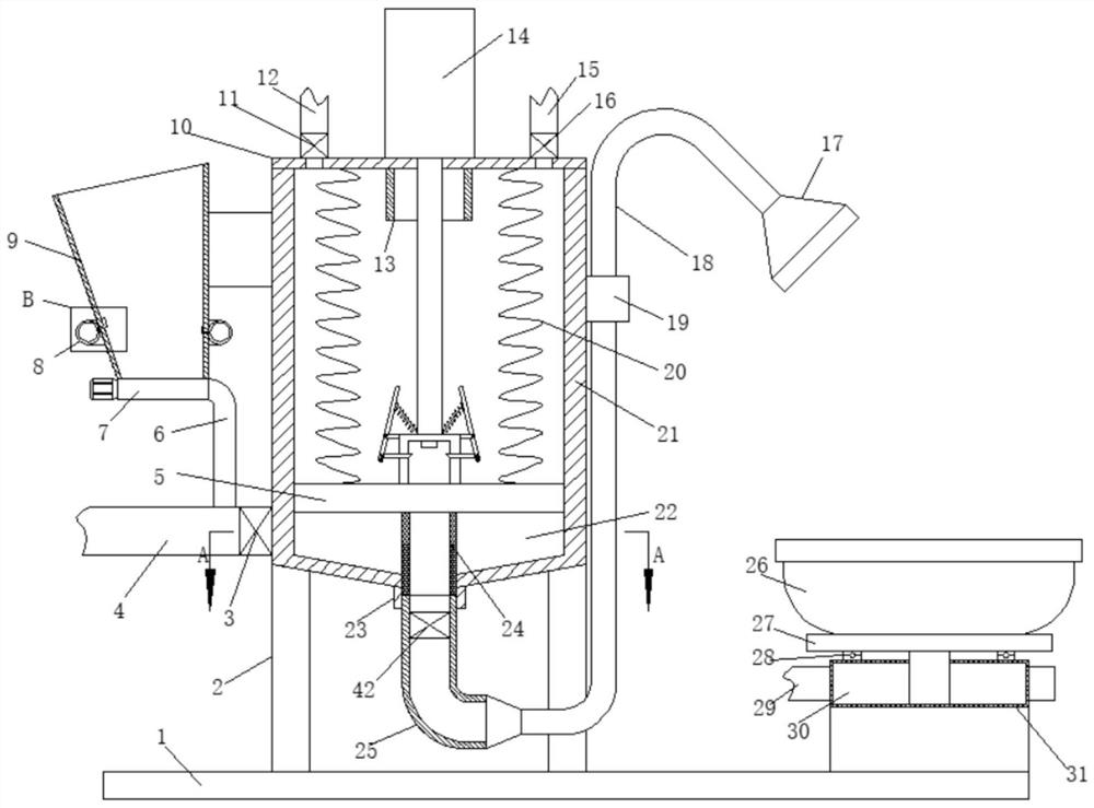 An integrated automatic watering device for pomegranate cultivation