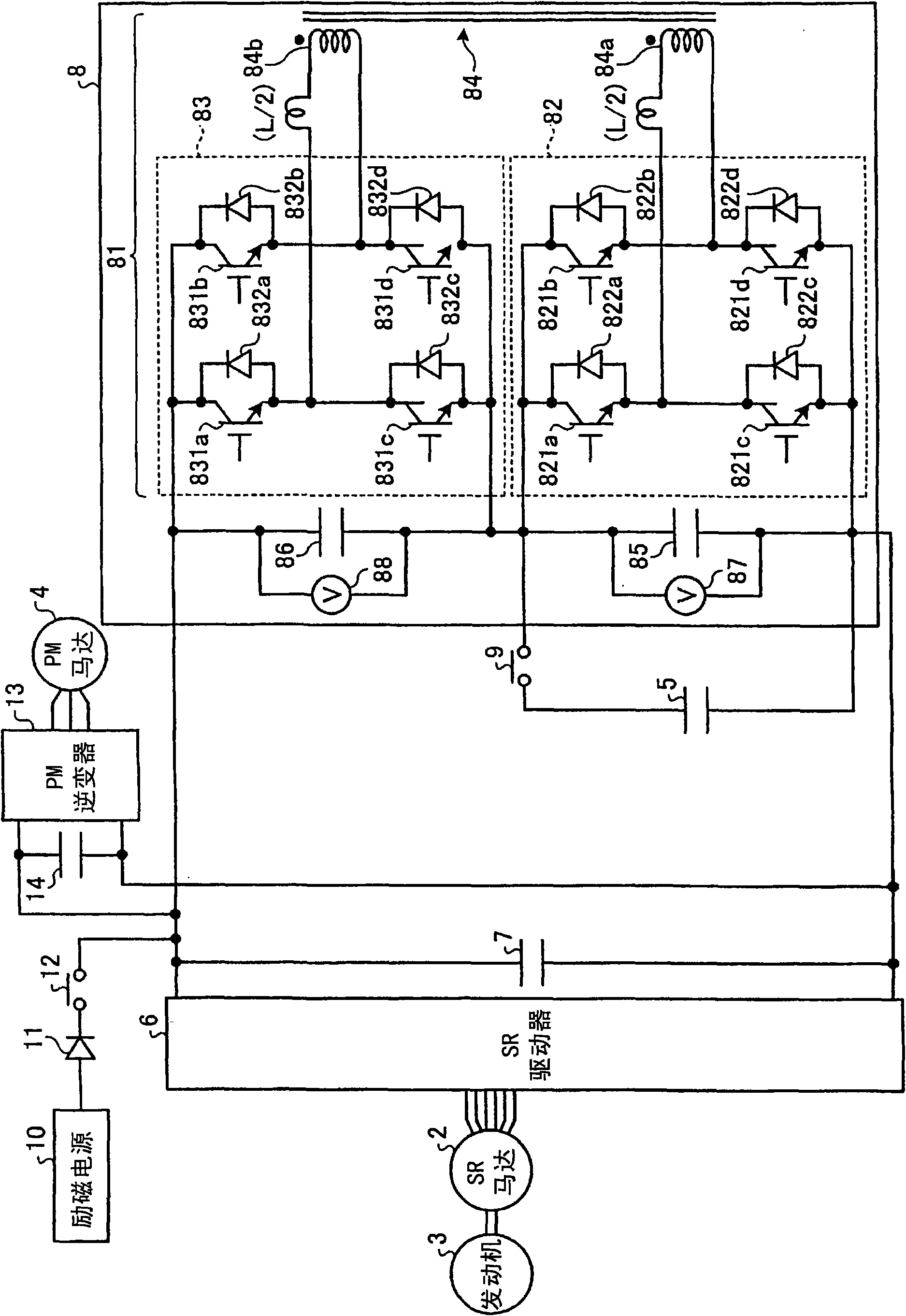 Generator drive device, hybrid vehicle, and generator drive device control method