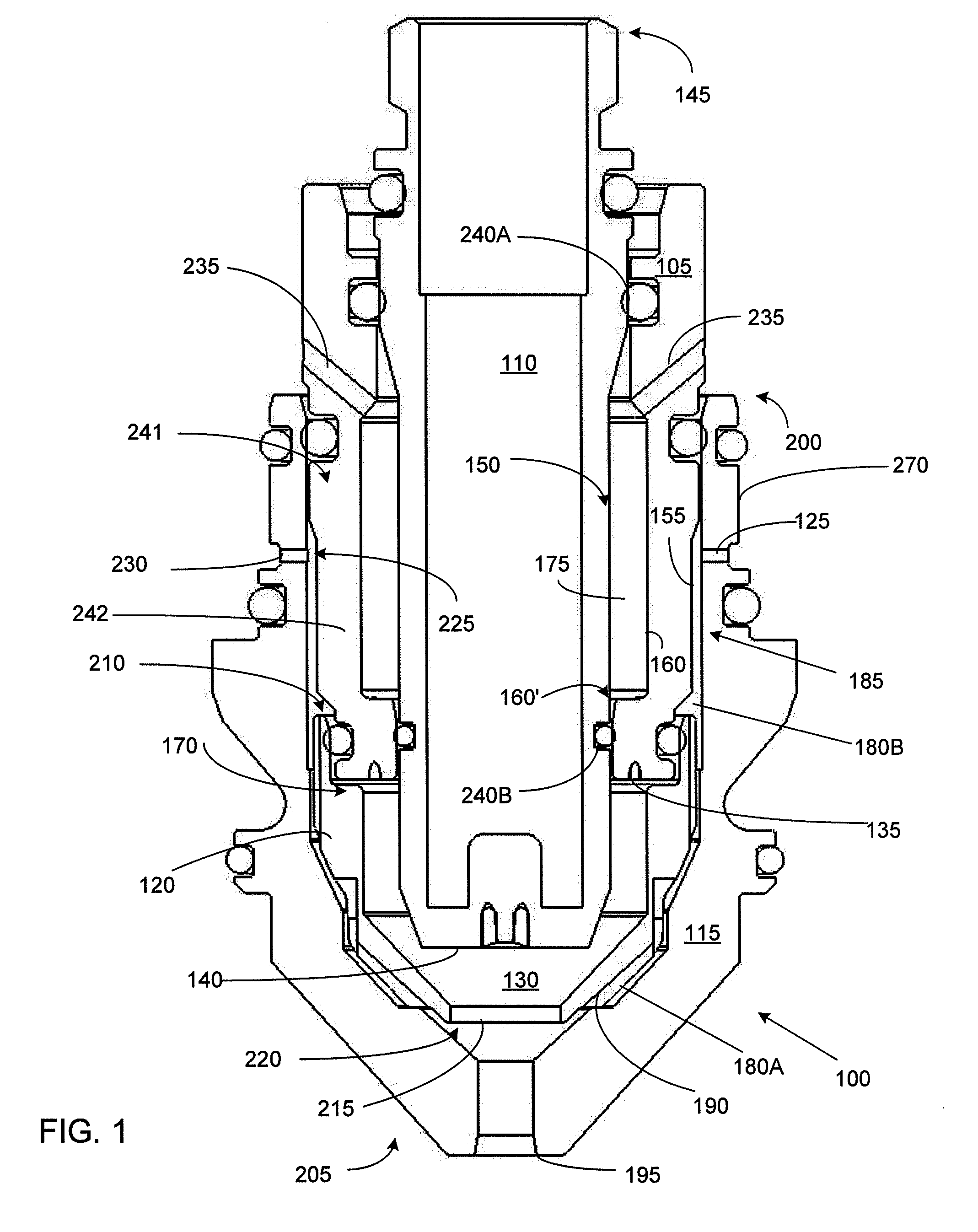 Nozzle with exposed vent passage