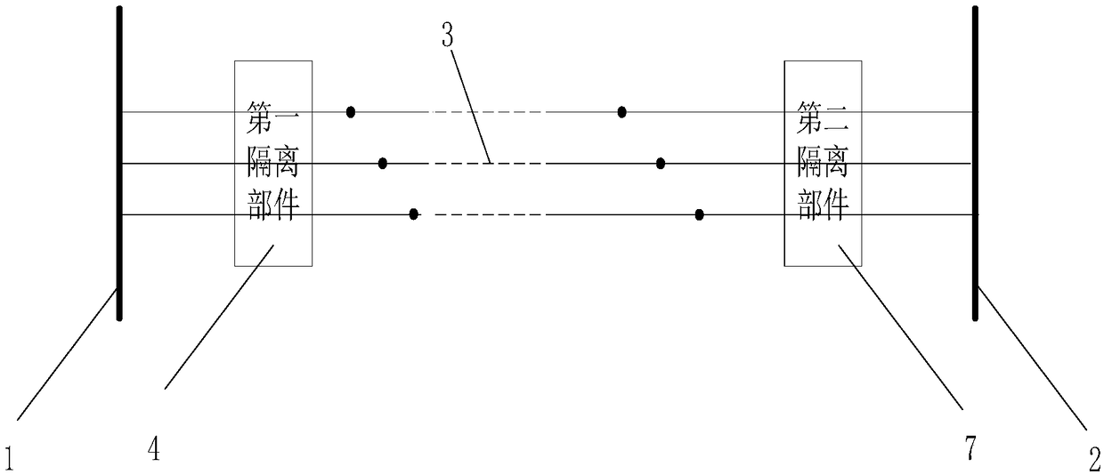 Electrified ice melting topological system and ice melting method thereof