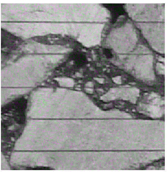 Method for determining granularity area of asphalt mixture and for evaluating influence factors