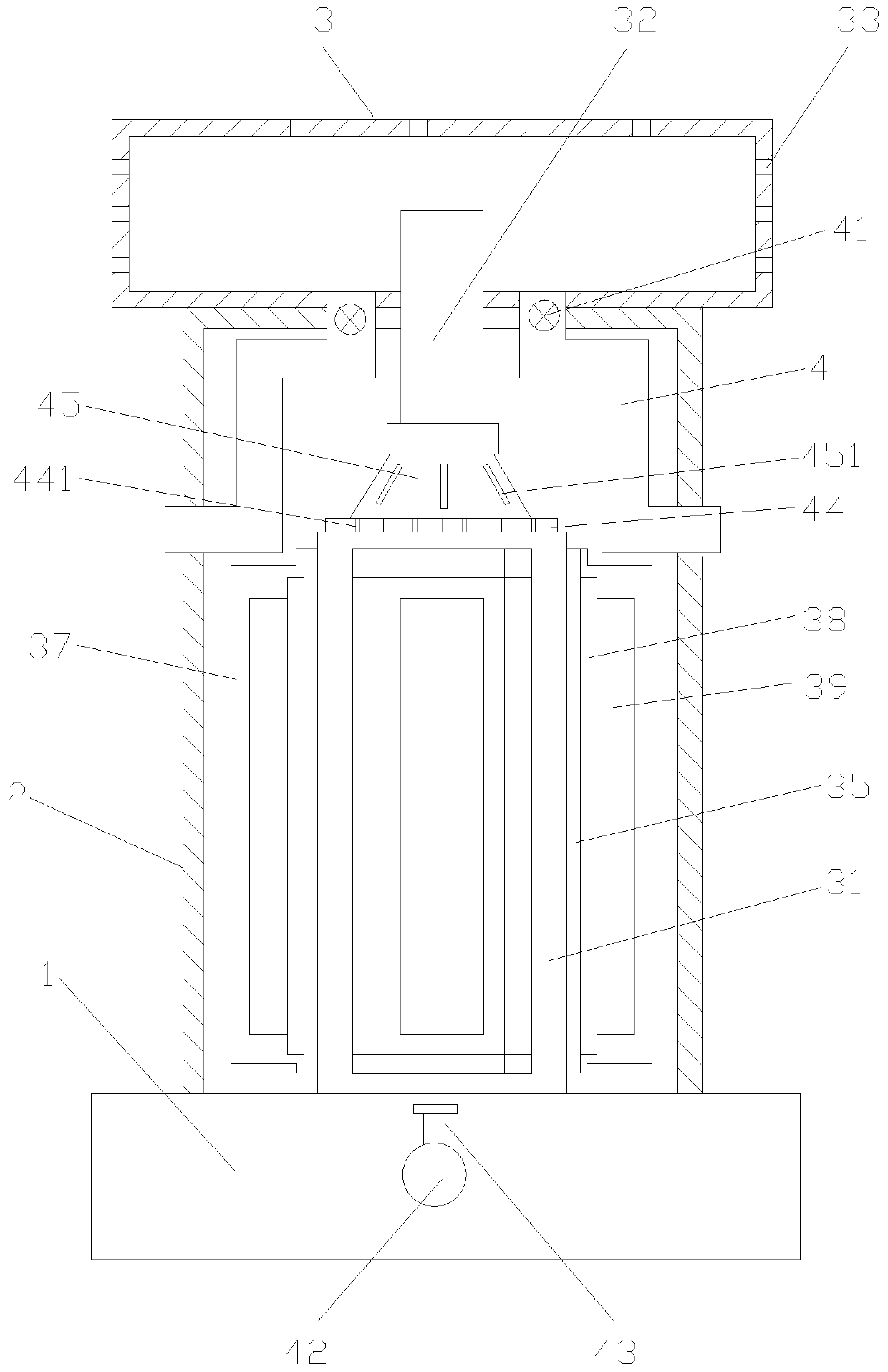 A high heat dissipation garden lamp structure