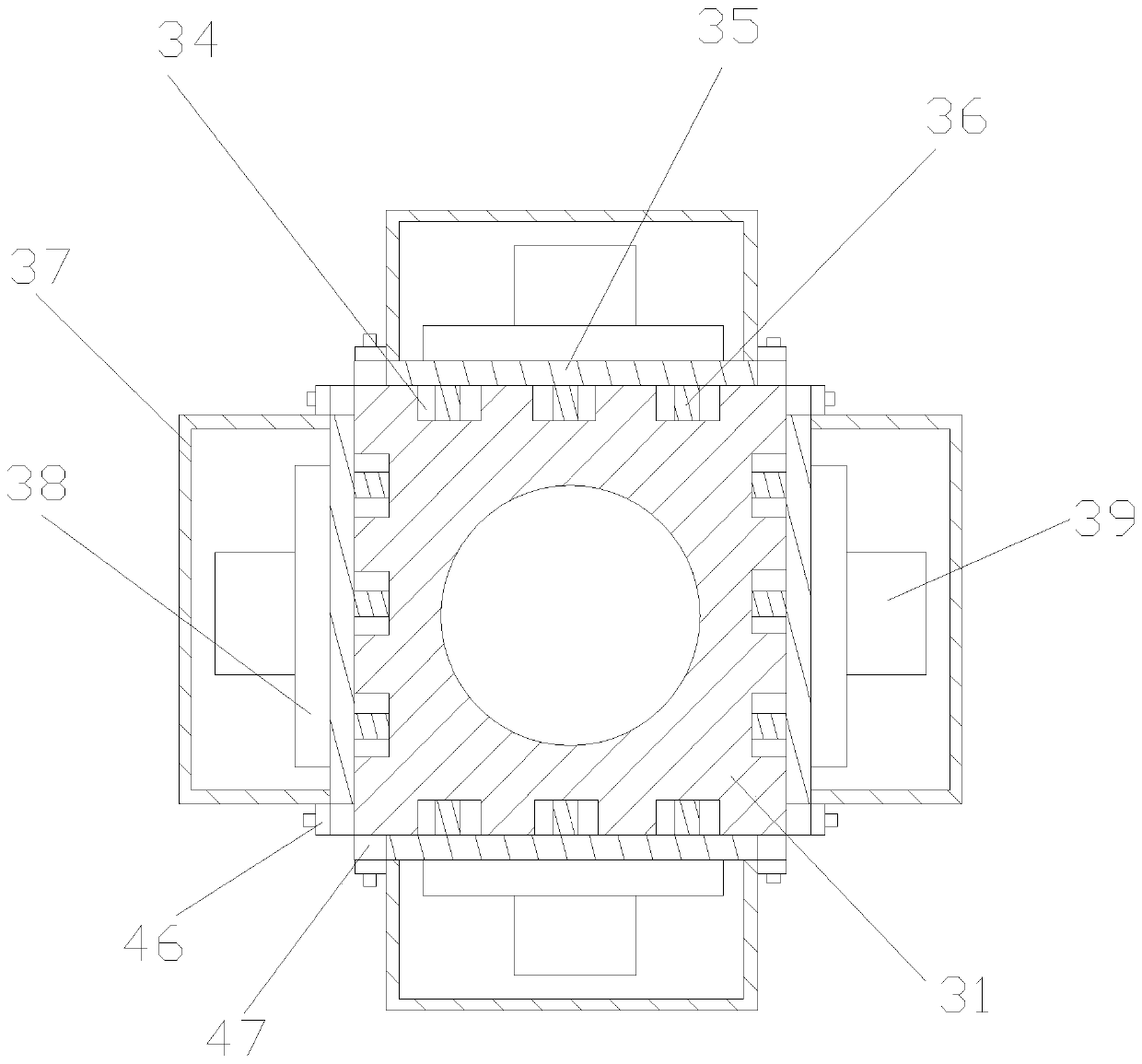 A high heat dissipation garden lamp structure