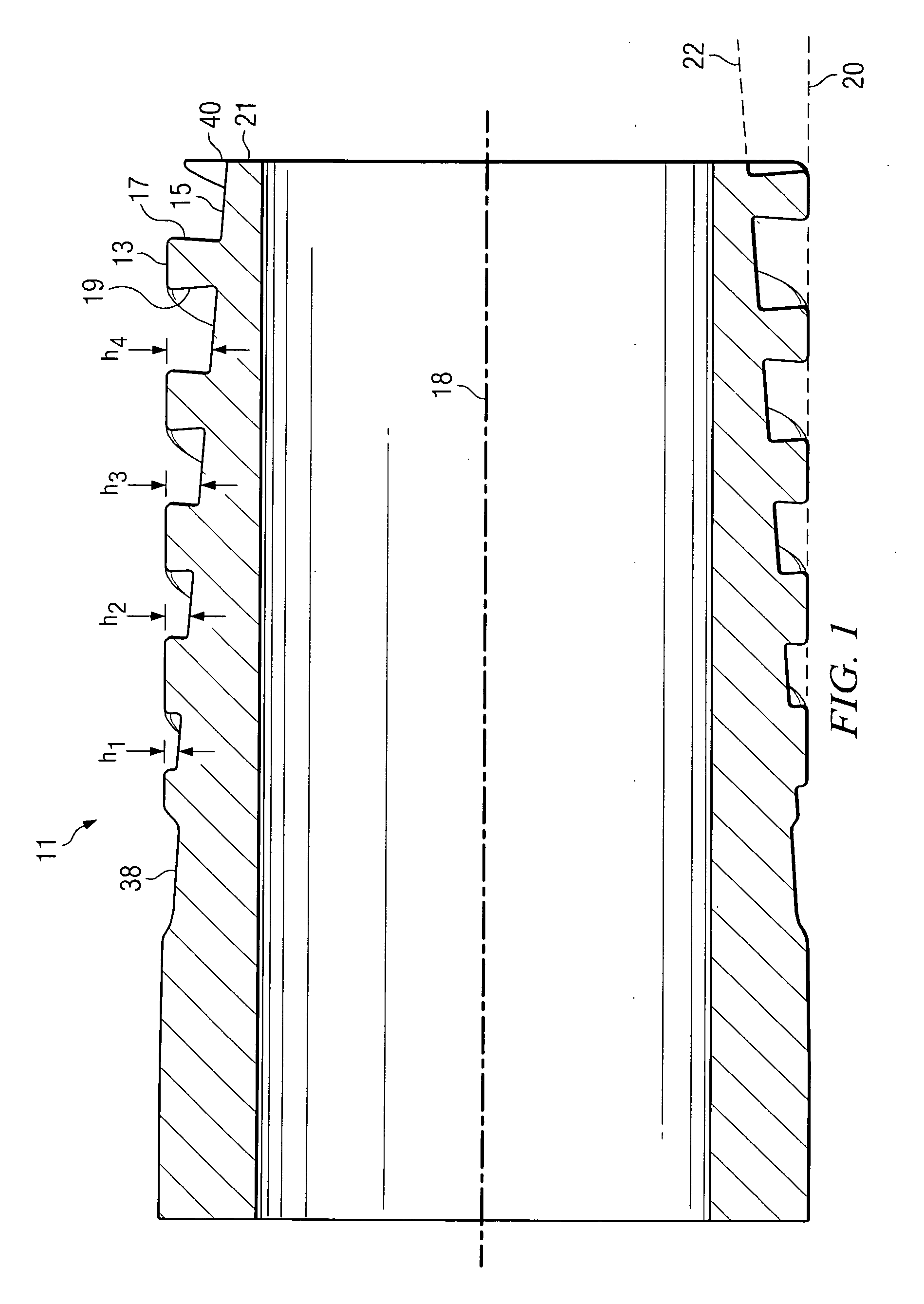 Cylindrical Tapered Thread Form for Tubular Connections