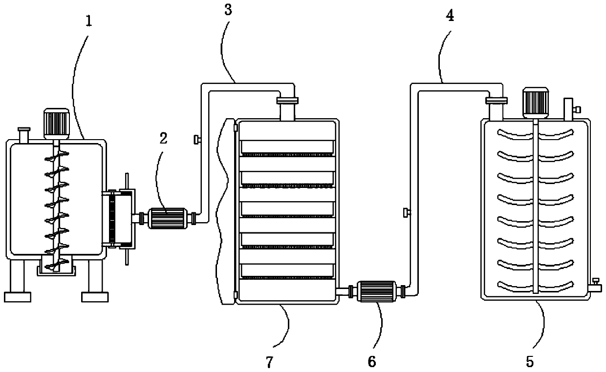 Municipal sewage purification device